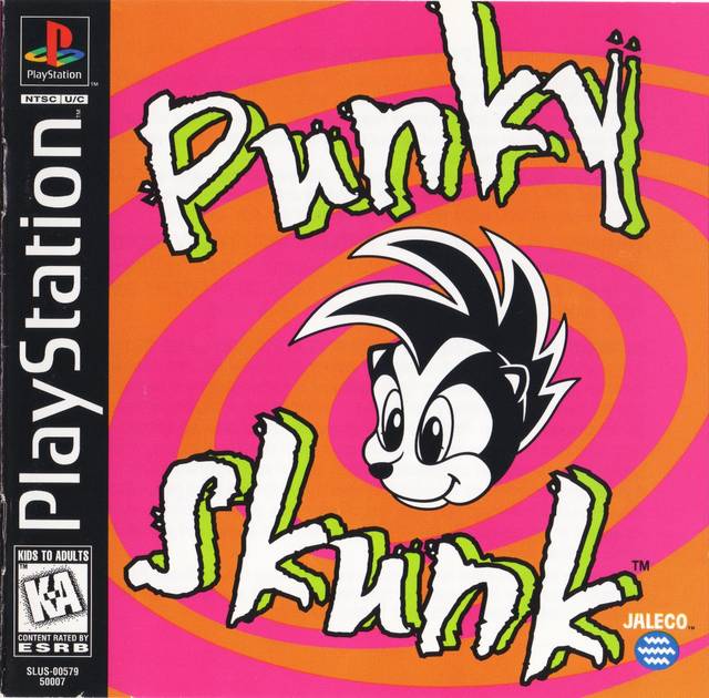 Front cover of Punky Skunk for PlayStation