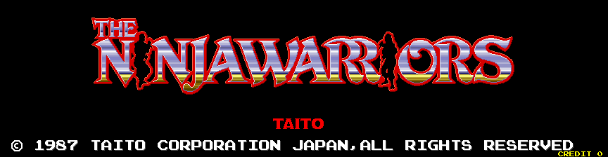 Front cover of The Ninja Warriors for Arcade