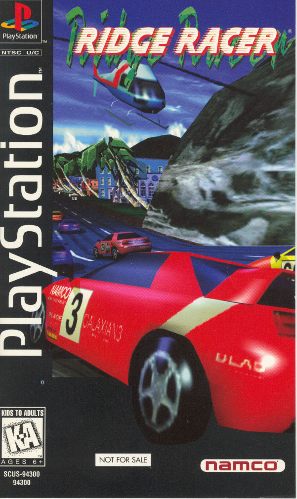 Front cover of Ridge Racer for PlayStation
