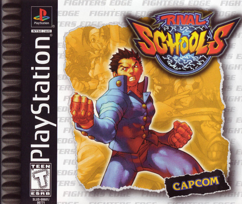 Front cover of Rival Schools for PlayStation