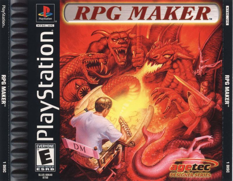 Front cover of RPG Maker for PlayStation