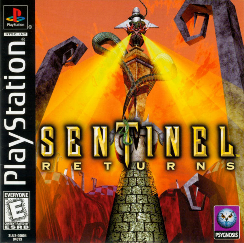 Front cover of Sentinel Returns for PlayStation