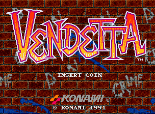 Front cover of Vendetta for Arcade