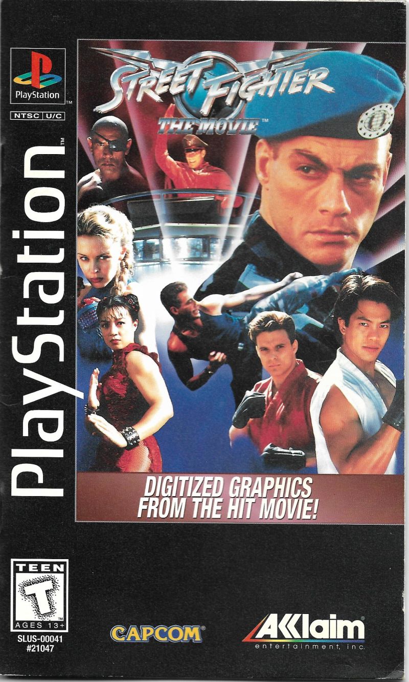 Front cover of Street Fighter: The Movie for PlayStation
