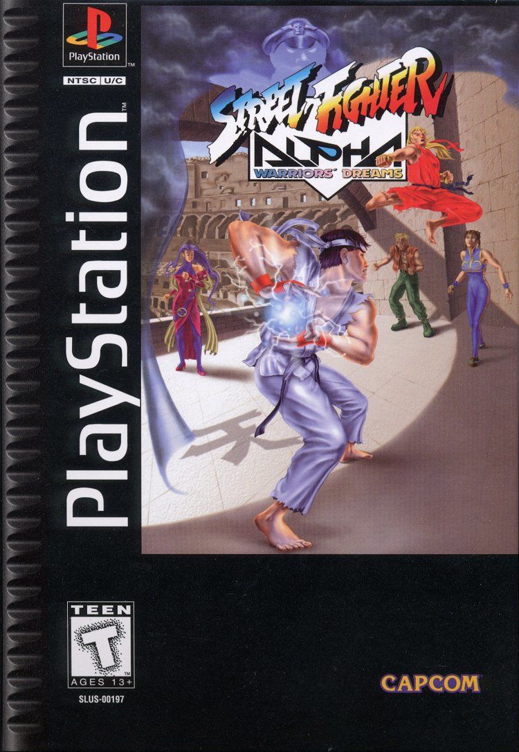 Front cover of Street Fighter Alpha: Warriors' Dreams for PlayStation