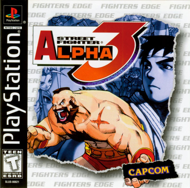 Front cover of Street Fighter Alpha 3 for PlayStation