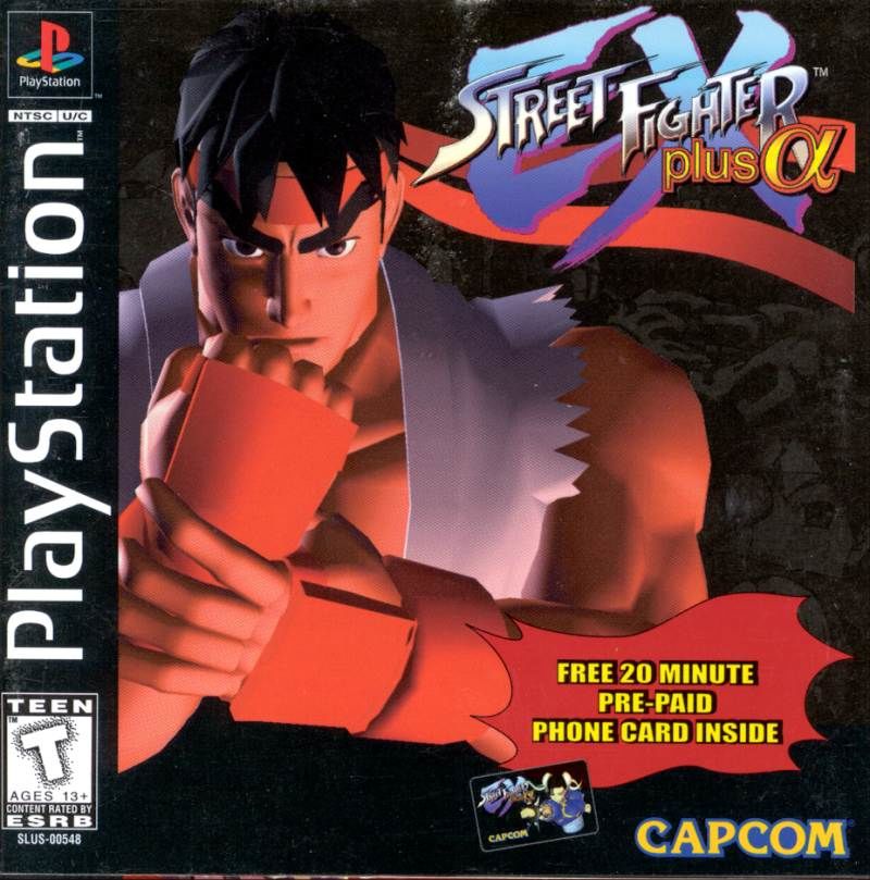 Front cover of Street Fighter EX Plus α for PlayStation