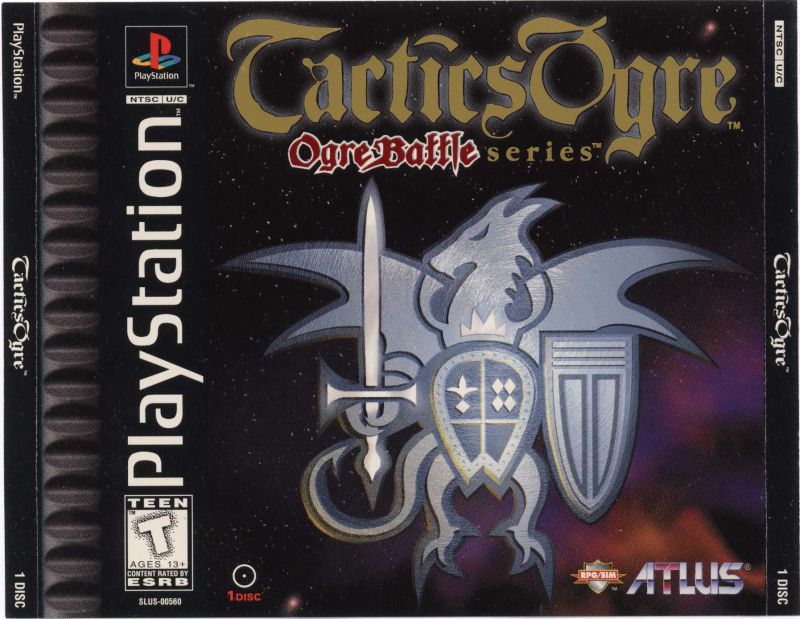 Front cover of Tactics Ogre for PlayStation