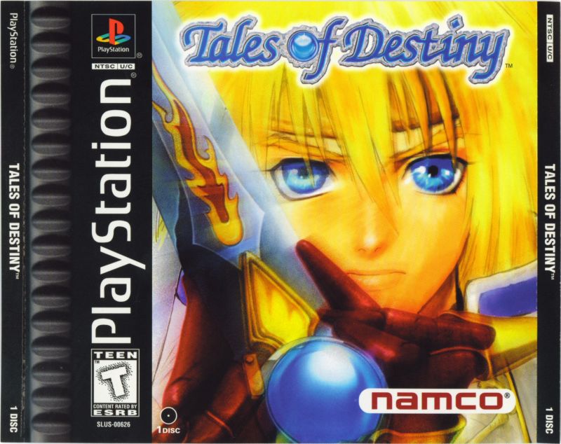 Front cover of Tales of Destiny for PlayStation