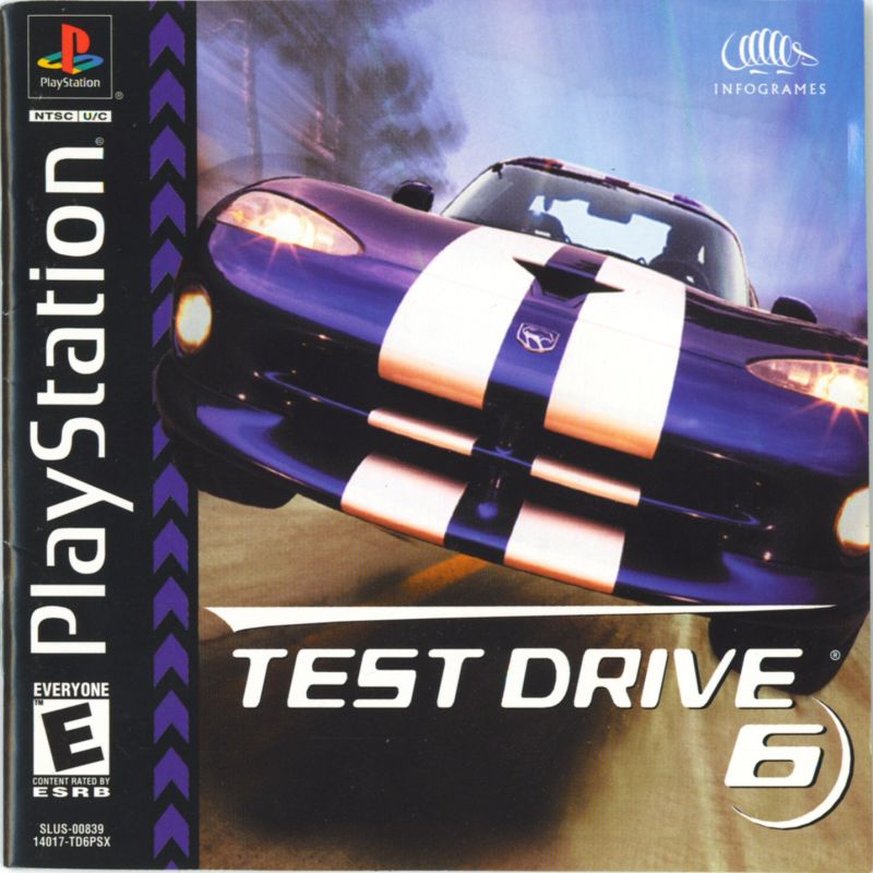 Front cover of Test Drive 6 for PlayStation