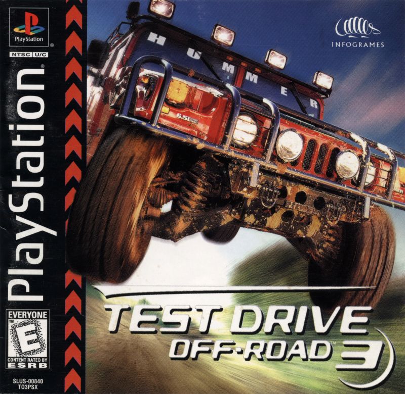 Front cover of Test Drive: Off-Road 3 for PlayStation