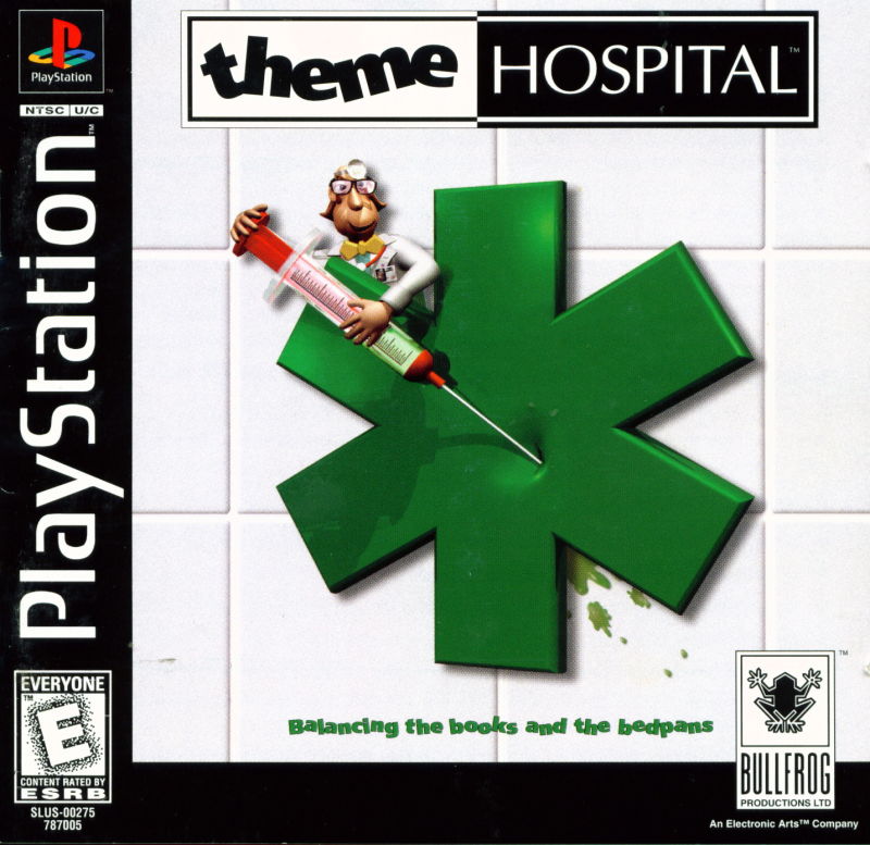 Front cover of Theme Hospital for PlayStation