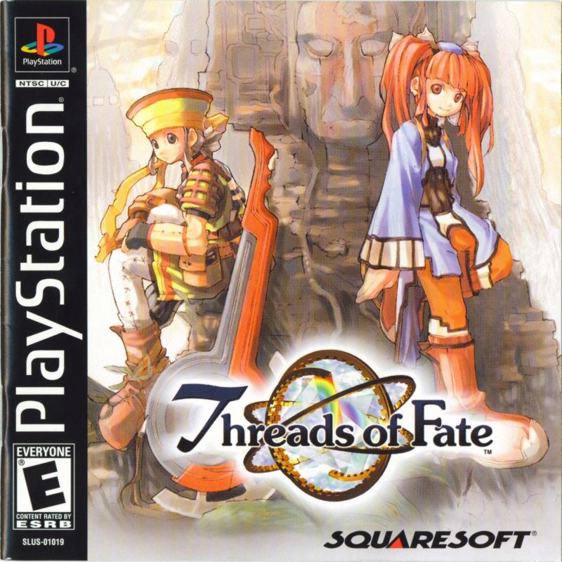 Front cover of Threads of Fate for PlayStation