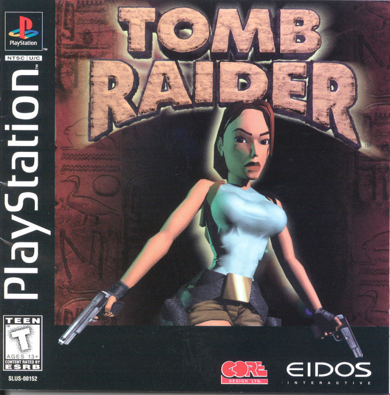 Front cover of Tomb Raider for PlayStation