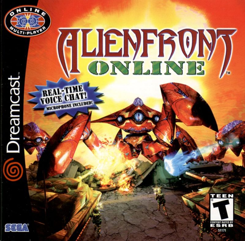 Front cover of Alien Front Online for Dreamcast