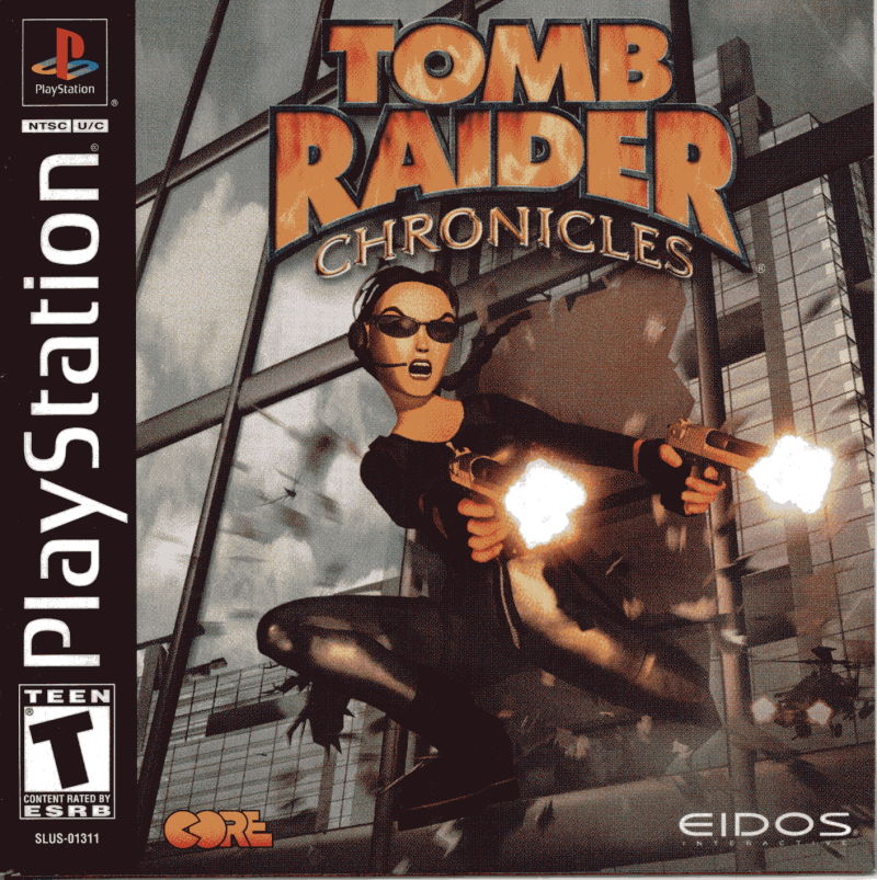 Front cover of Tomb Raider: Chronicles for PlayStation