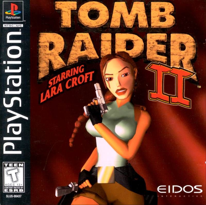 Front cover of Tomb Raider II for PlayStation