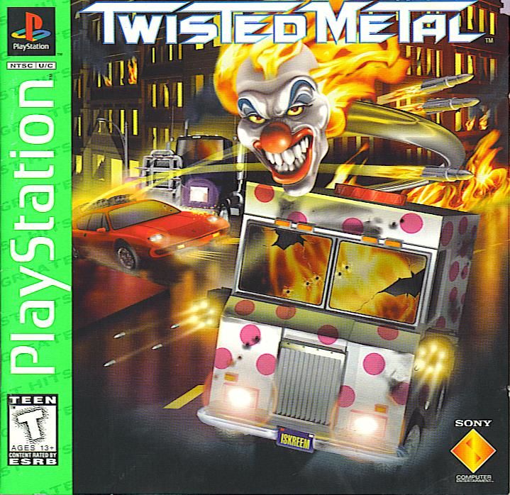 Front cover of Twisted Metal for PlayStation