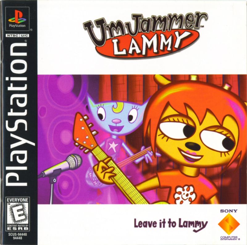 Front cover of Um Jammer Lammy for PlayStation