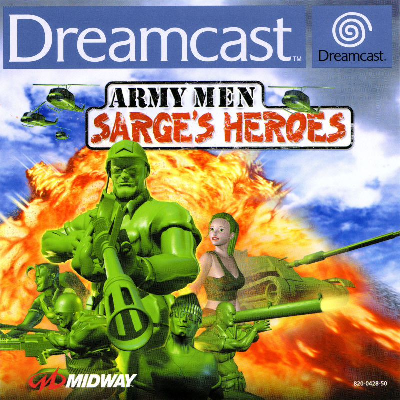 Front cover of Army Men: Sarge's Heroes for Dreamcast
