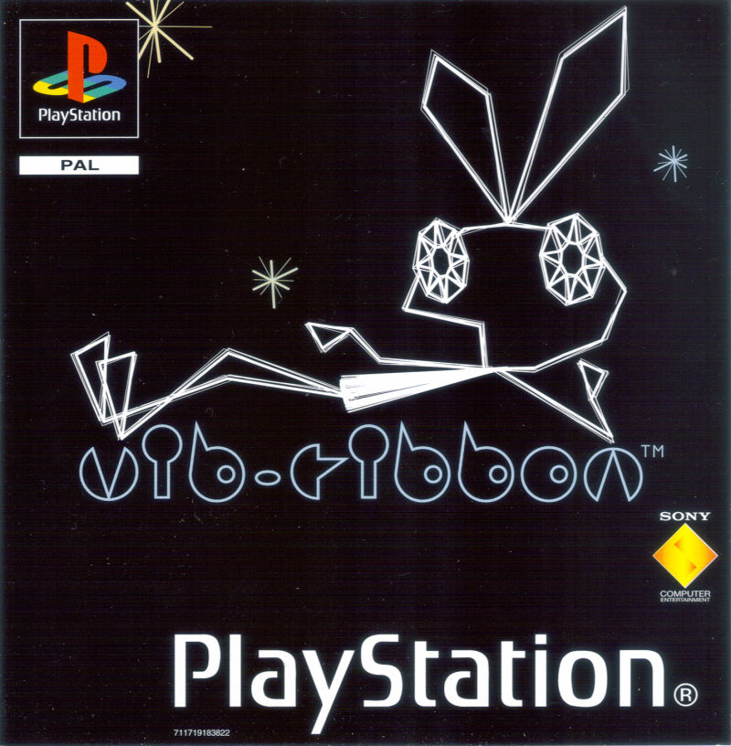 Front cover of Vib-Ribbon for PlayStation