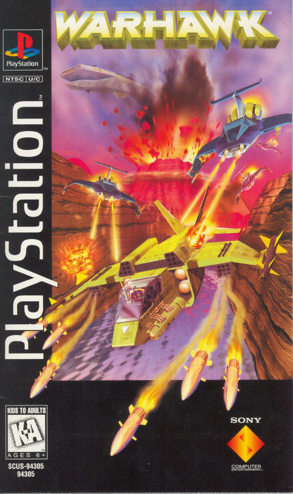 Front cover of Warhawk for PlayStation