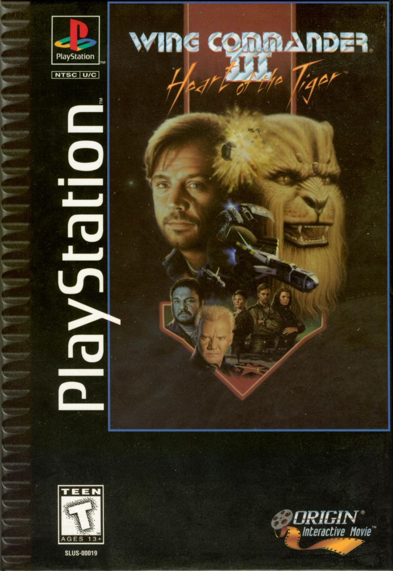Front cover of Wing Commander III: Heart of the Tiger for PlayStation