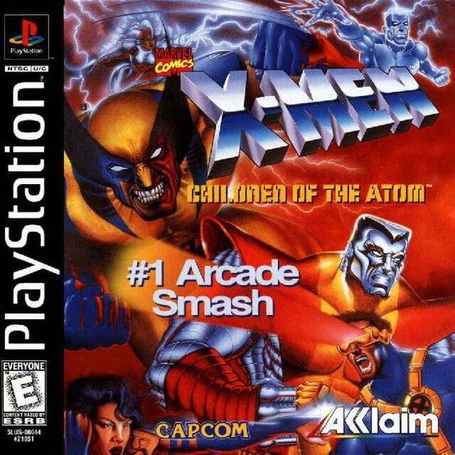 Front cover of X-Men: Children of the Atom for PlayStation
