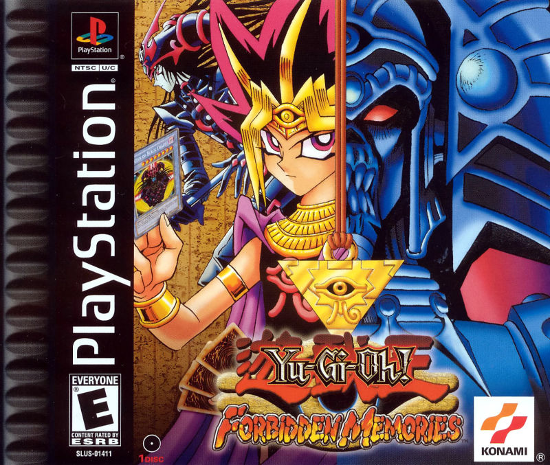 Front cover of Yu-Gi-Oh!: Forbidden Memories for PlayStation