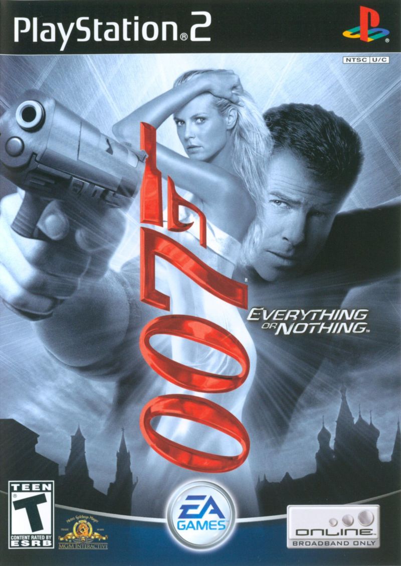 Front cover of 007: Everything or Nothing for PlayStation 2