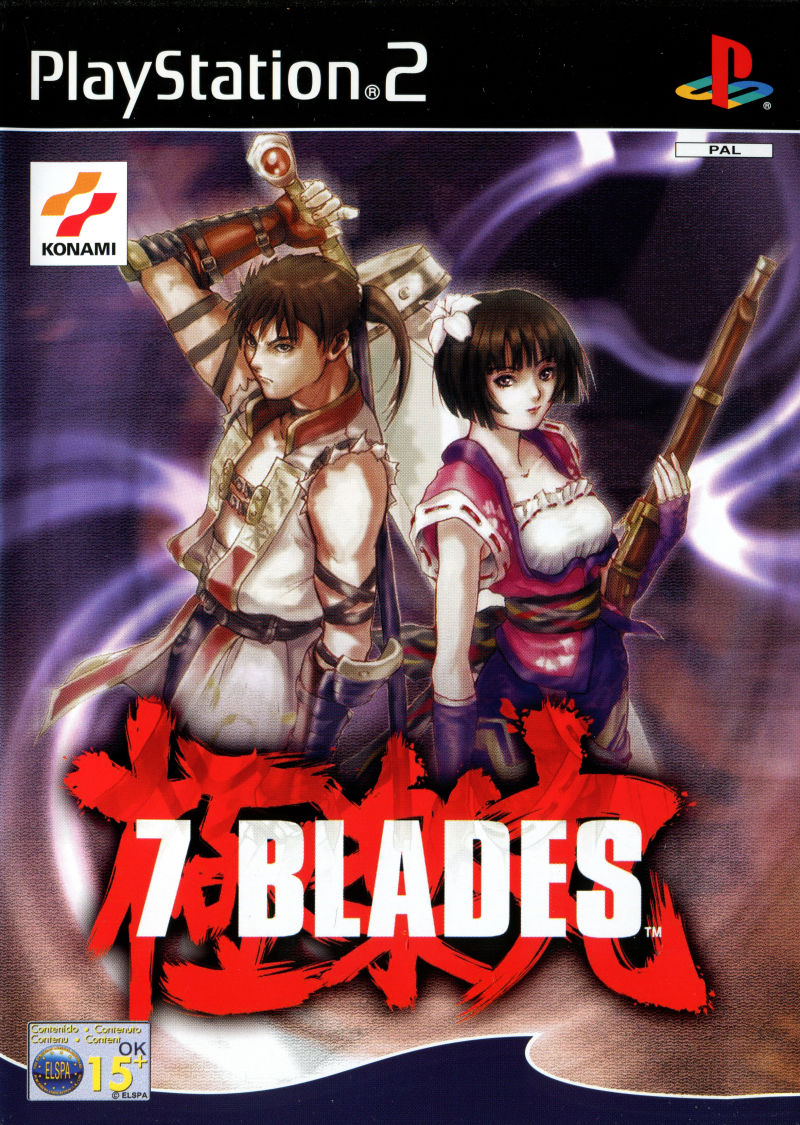 Front cover of 7 Blades for PlayStation 2
