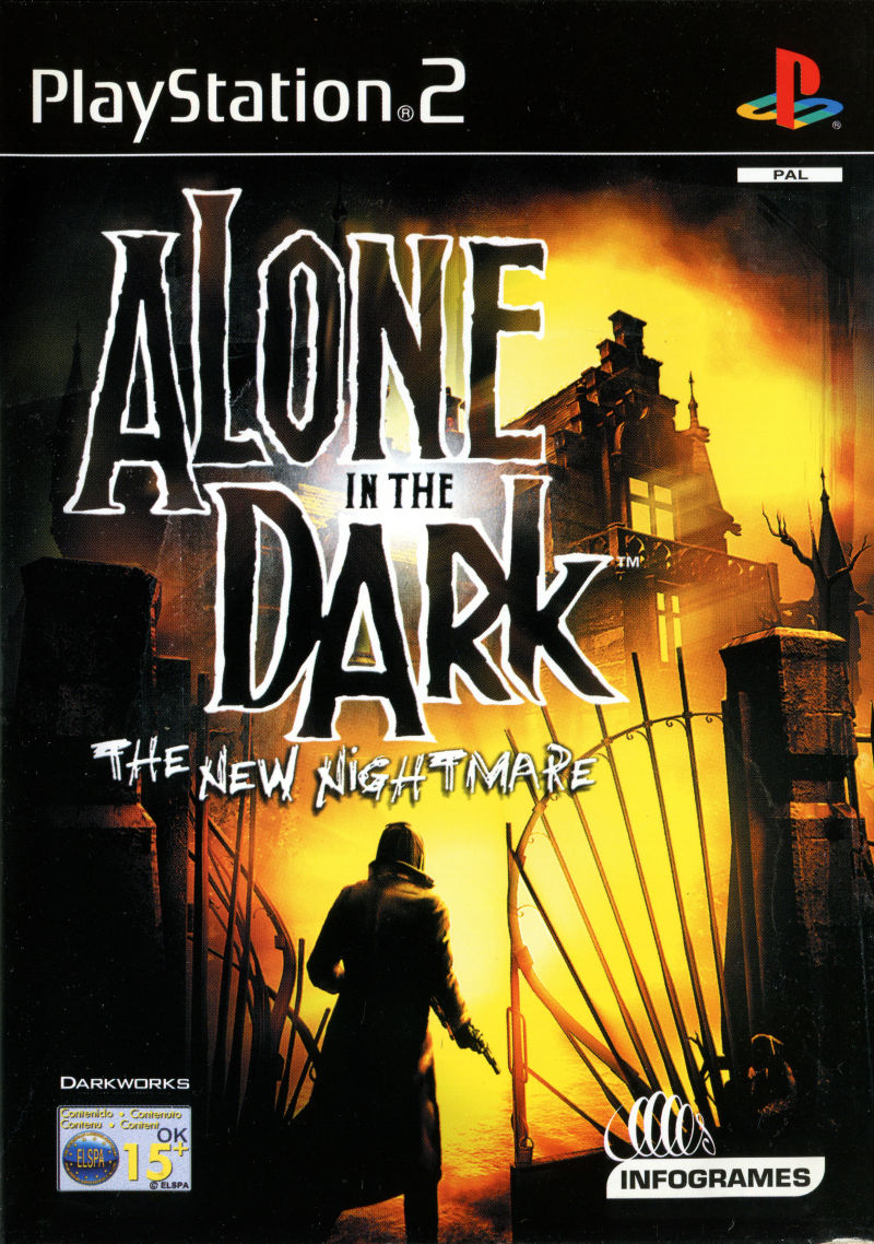 Front cover of Alone in the Dark: The New Nightmare for PlayStation 2