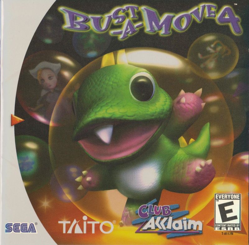 Front cover of Bust-A-Move 4 for Dreamcast