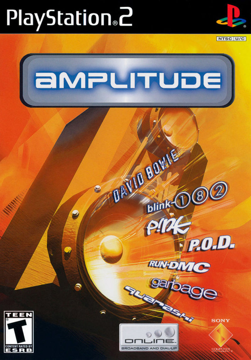 Front cover of Amplitude for PlayStation 2
