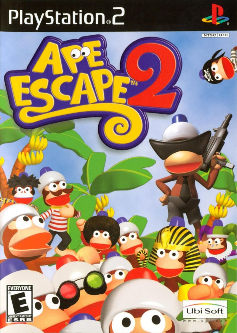 Front cover of Ape Escape 2 for PlayStation 2