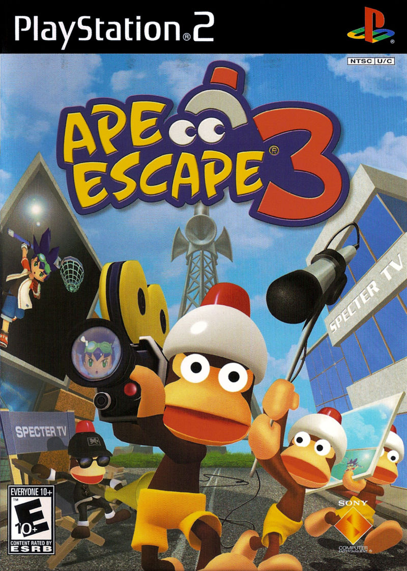 Front cover of Ape Escape 3 for PlayStation 2