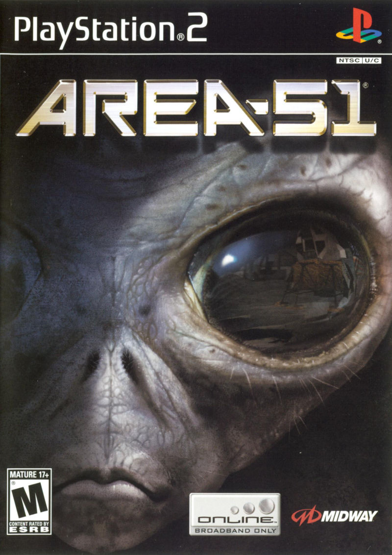 Front cover of Area-51 for PlayStation 2