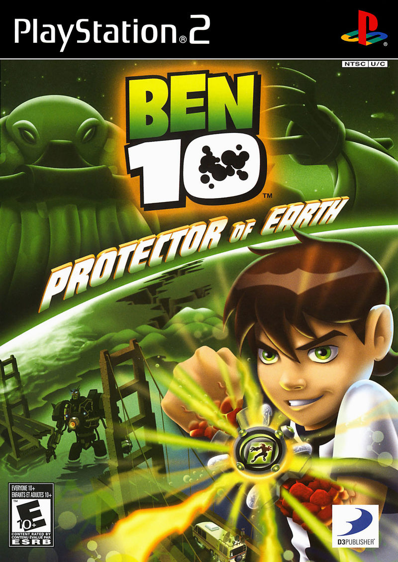 Front cover of Ben 10: Protector of Earth for PlayStation 2