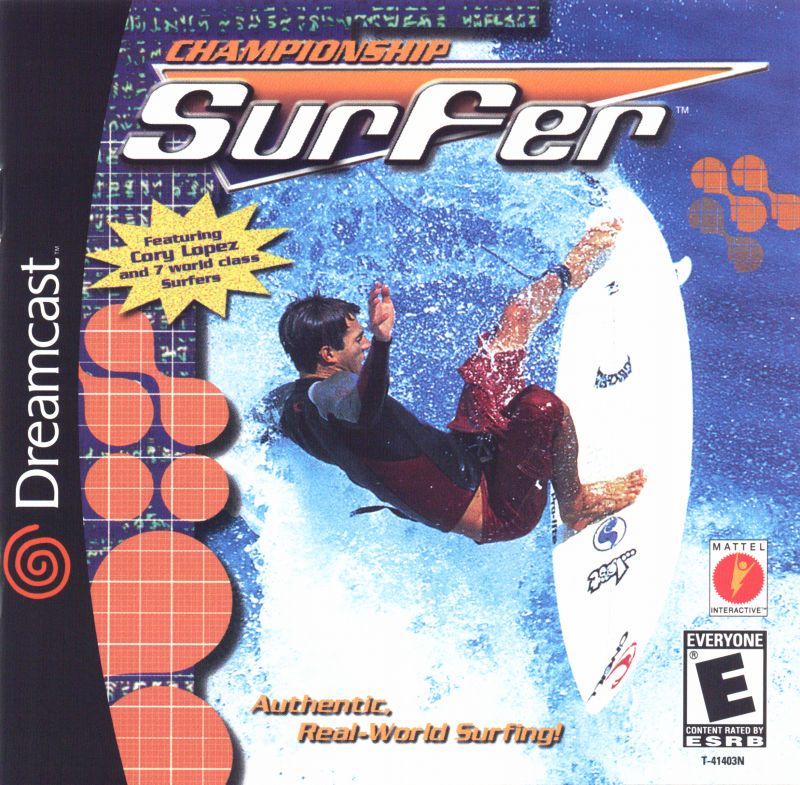 Front cover of Championship Surfer for Dreamcast