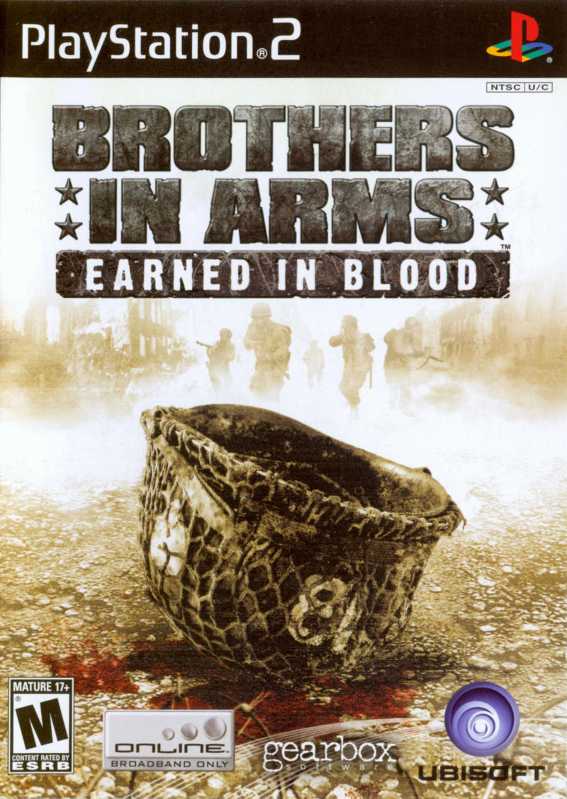 Front cover of Brothers in Arms: Earned in Blood for PlayStation 2