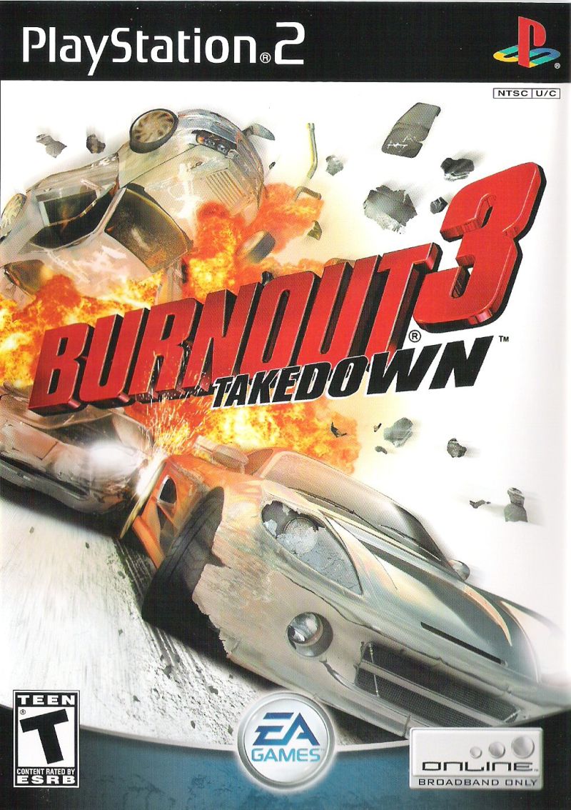 Front cover of Burnout 3: Takedown for PlayStation 2