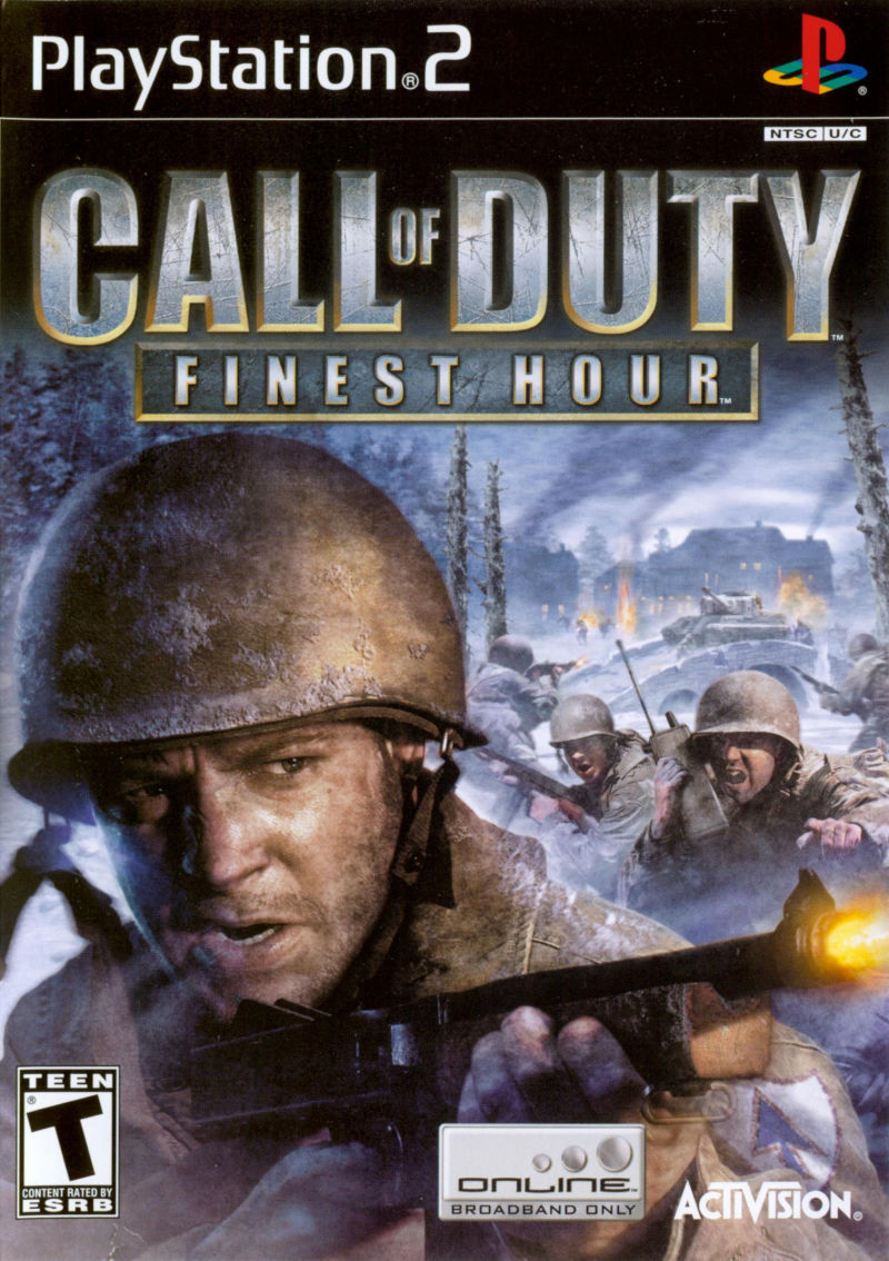 Front cover of Call of Duty: Finest Hour for PlayStation 2