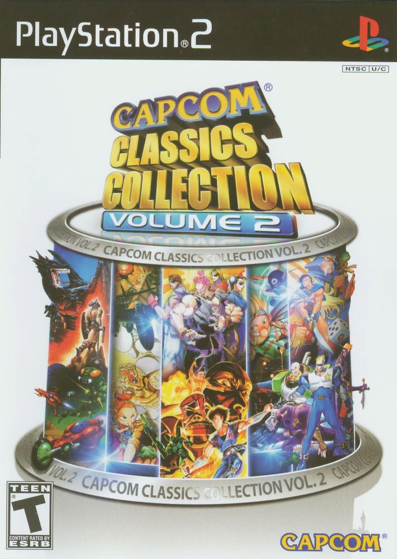 Front cover of Capcom Classics Collection: Volume 2 for PlayStation 2
