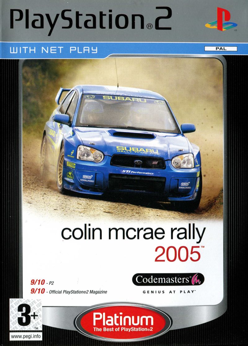 Front cover of Colin McRae Rally 2005 for PlayStation 2