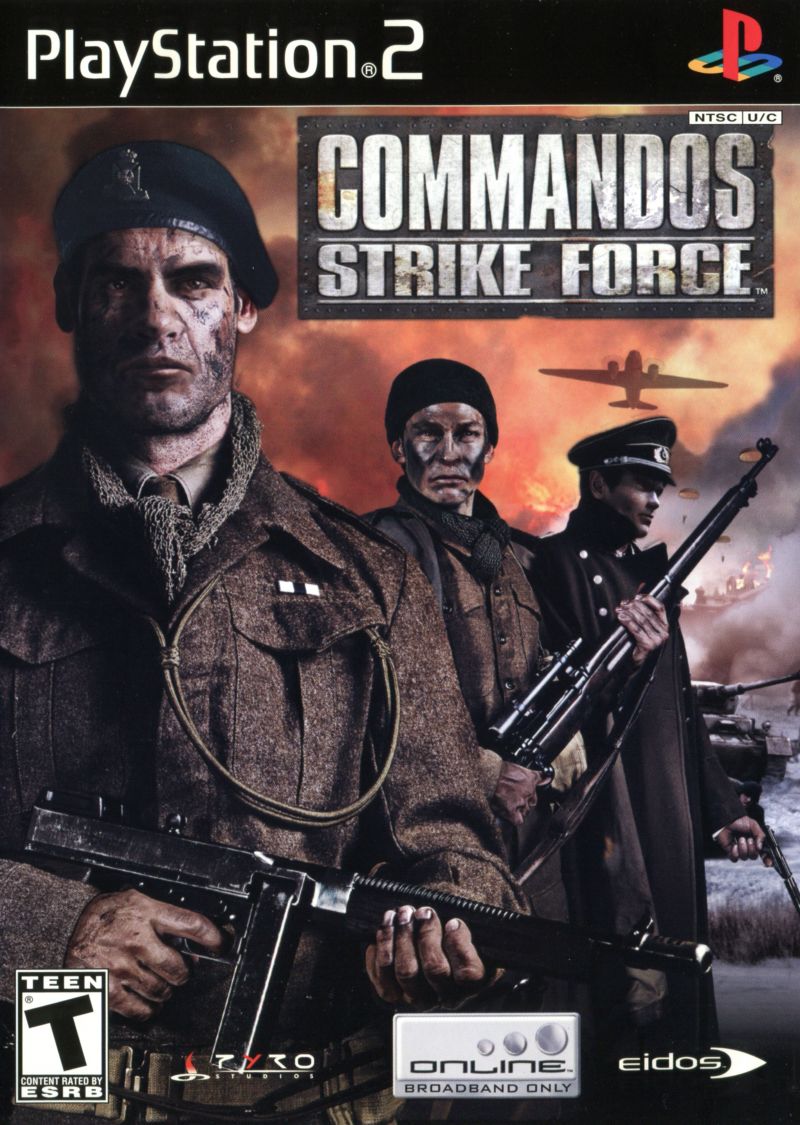Front cover of Commandos: Strike Force for PlayStation 2