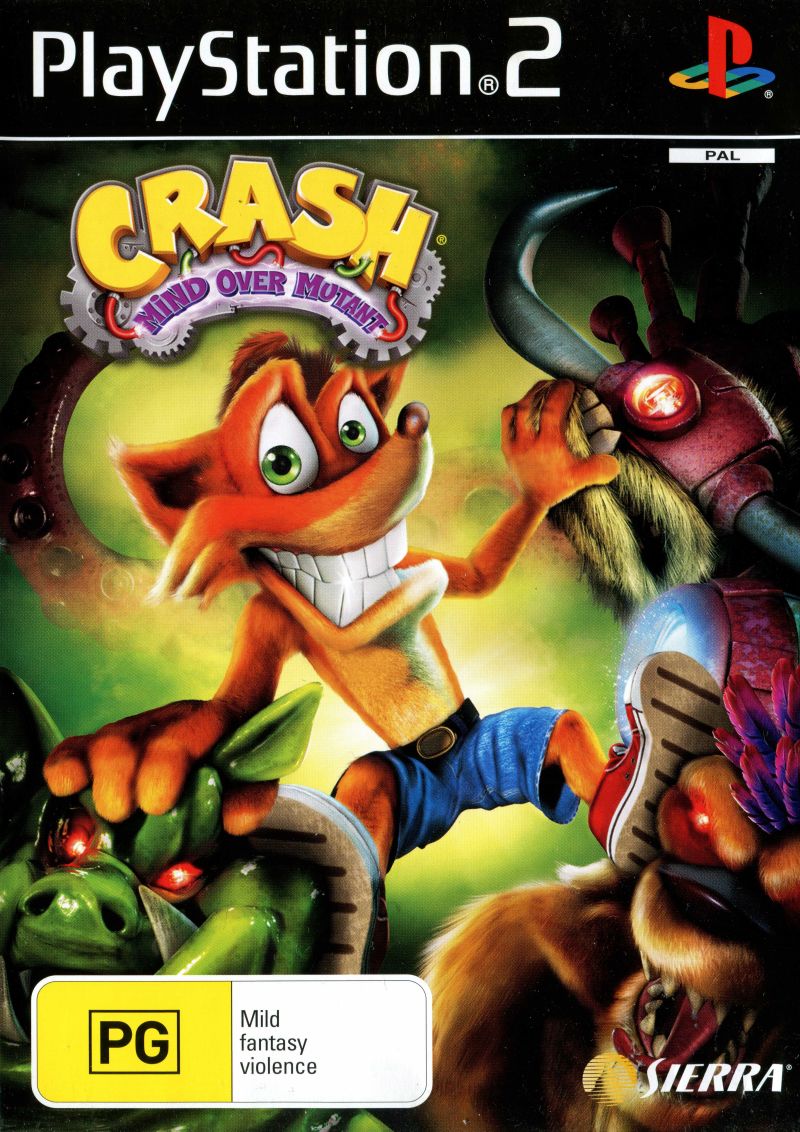 Front cover of Crash: Mind over Mutant for PlayStation 2