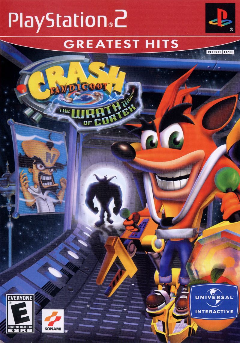 Front cover of Crash Bandicoot: The Wrath of Cortex for PlayStation 2