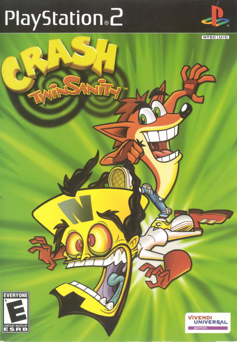 Front cover of Crash Twinsanity for PlayStation 2