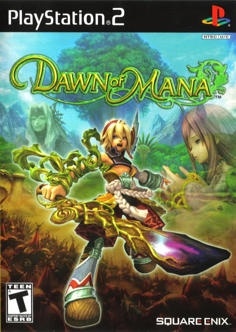 Front cover of Dawn of Mana for PlayStation 2