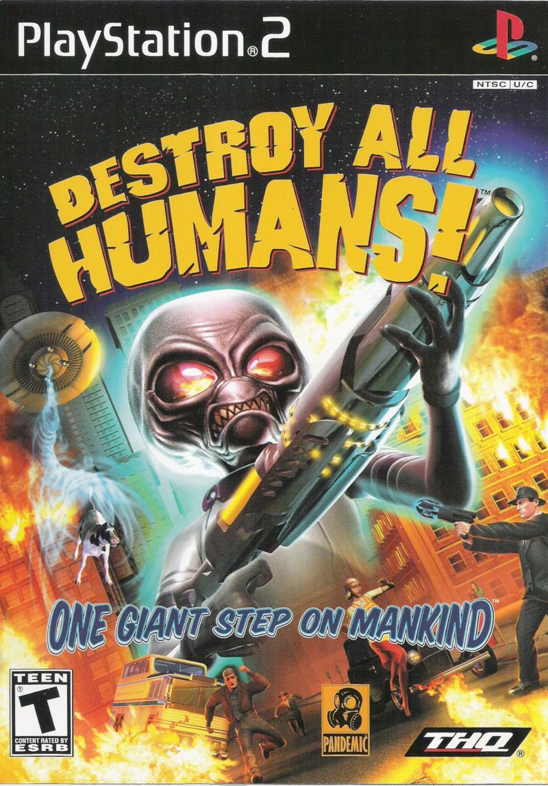 Front cover of Destroy All Humans! for PlayStation 2